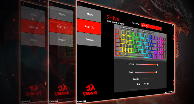Redragon K515 Shiva RGB Gaming Keyboard | 98 Keys Mechanical Feel | Linear Switch | Detachable Wrist Rest | USB Wired