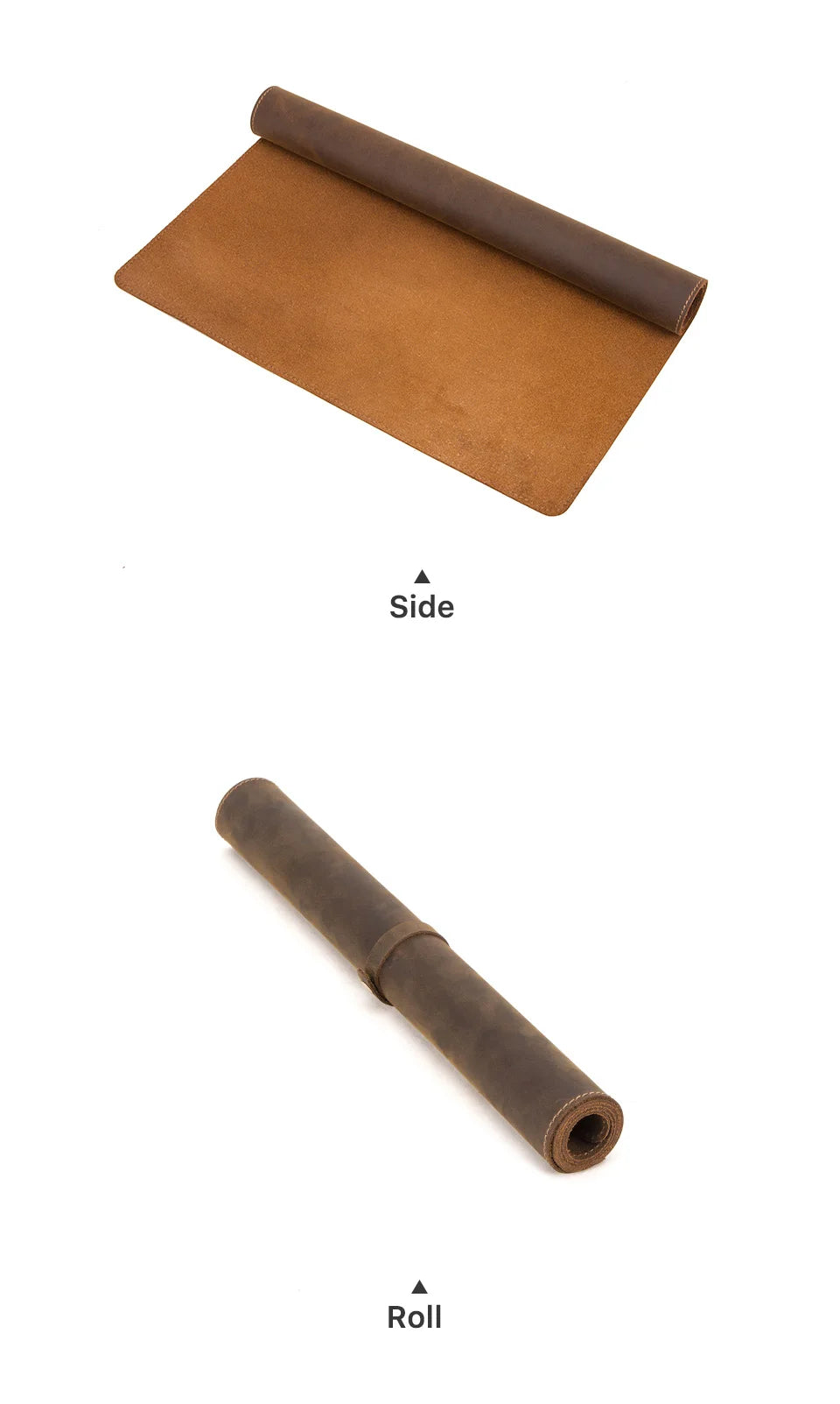 CONTACT'S FAMILY 100% Nubuck Leather Mouse Pad – Premium Desk Mat for Keyboard, Laptop & Office Computer Setup