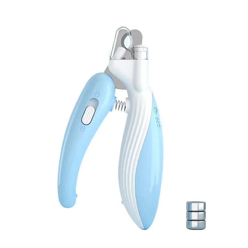 Professional Pet Nail Clippers with LED Light – Paw Grooming Trimmer for Dogs, Cats & Small Animals