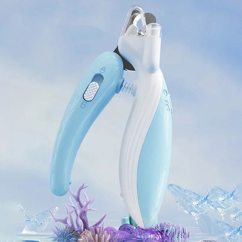 Professional Pet Nail Clippers with LED Light – Paw Grooming Trimmer for Dogs, Cats & Small Animals