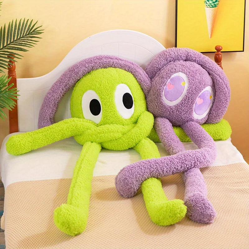Adorable Long-Legged Octopus Plush Toy – Cuddly Stuffed Animal for Kids & Adults | Perfect Home Decor & Easter Gift