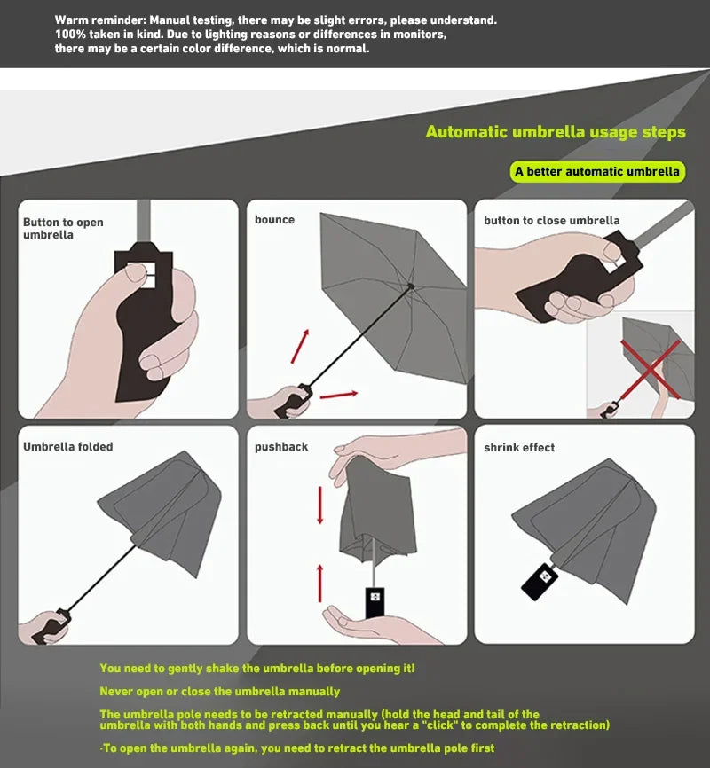 Xiaomi Automatic Umbrella 24 Bone – Large Size UV Protection Sunshade & Rain Umbrella, Foldable Windproof Design