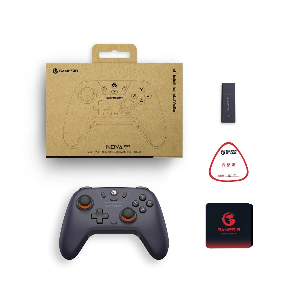 GameSir Nova Lite Wireless Controller – Bluetooth Gamepad with Hall Effect for Nintendo Switch, iPhone, Android & PC