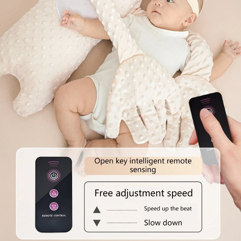 Cartoon Baby Sleep Aid Hand Pillow – Soothing Pacify Doll with Optional Music for Newborn Comfort & Peaceful Sleep