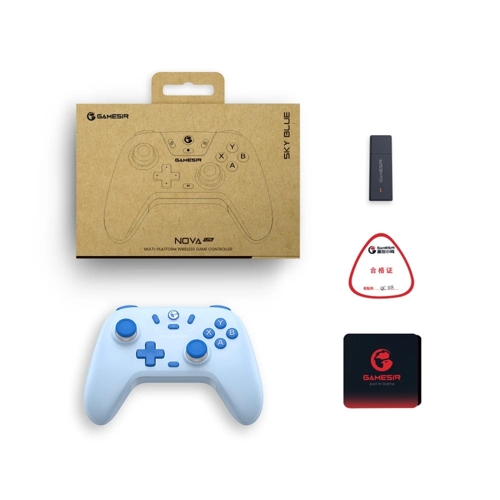 GameSir Nova Lite Wireless Controller – Bluetooth Gamepad with Hall Effect for Nintendo Switch, iPhone, Android & PC