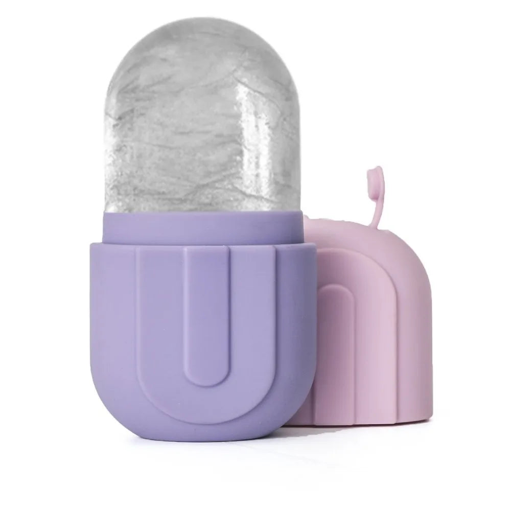 Silicone Ice Roller for Face – Reusable Facial Massager for Skin Care, Lifting, Contouring & Beauty Treatment
