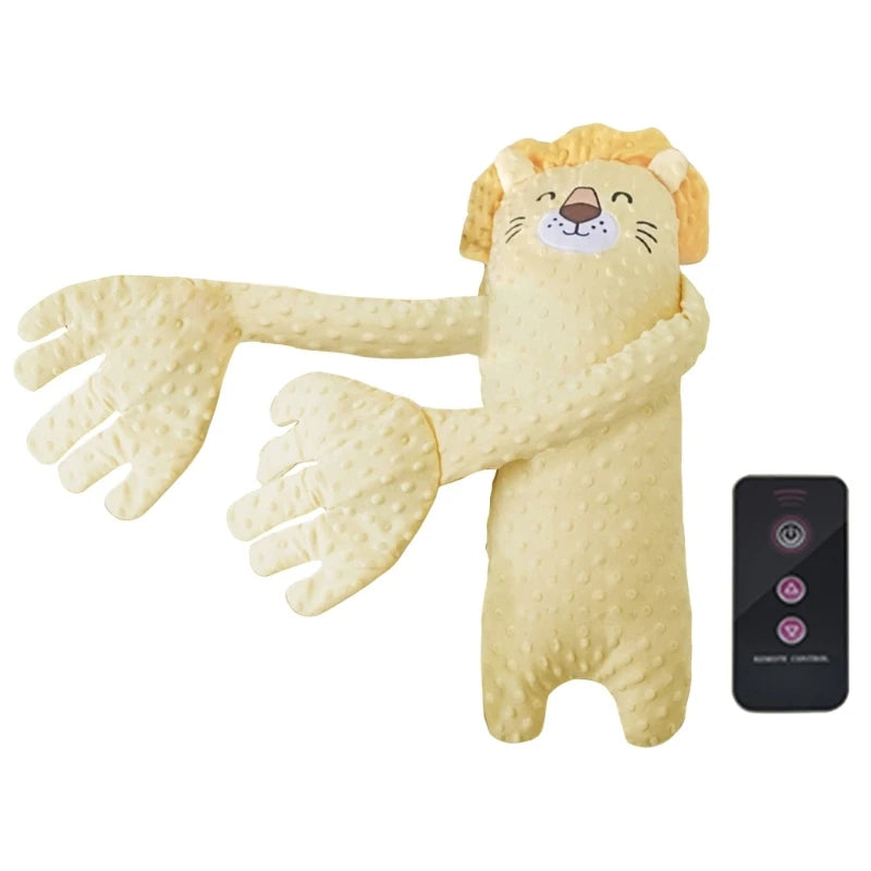 Cartoon Baby Sleep Aid Hand Pillow – Soothing Pacify Doll with Optional Music for Newborn Comfort & Peaceful Sleep