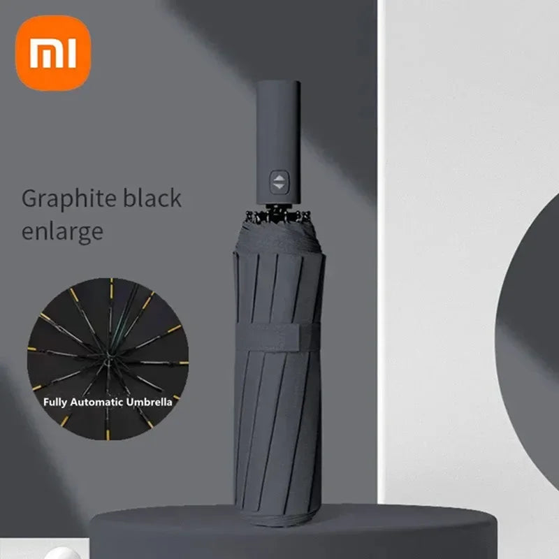 Xiaomi Automatic Umbrella 24 Bone – Large Size UV Protection Sunshade & Rain Umbrella, Foldable Windproof Design