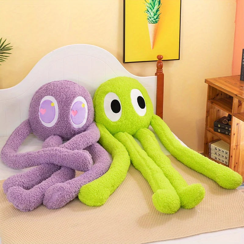 Adorable Long-Legged Octopus Plush Toy – Cuddly Stuffed Animal for Kids & Adults | Perfect Home Decor & Easter Gift