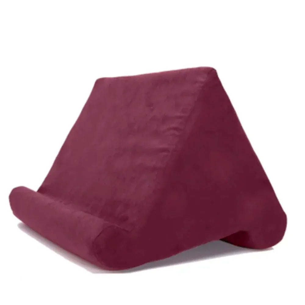 Xnyocn Tablet Pillow Stand | Soft Multi-Angle Sponge Holder for iPad, Samsung, Huawei, Kindle | Bed Sofa Book & Tablet Mount