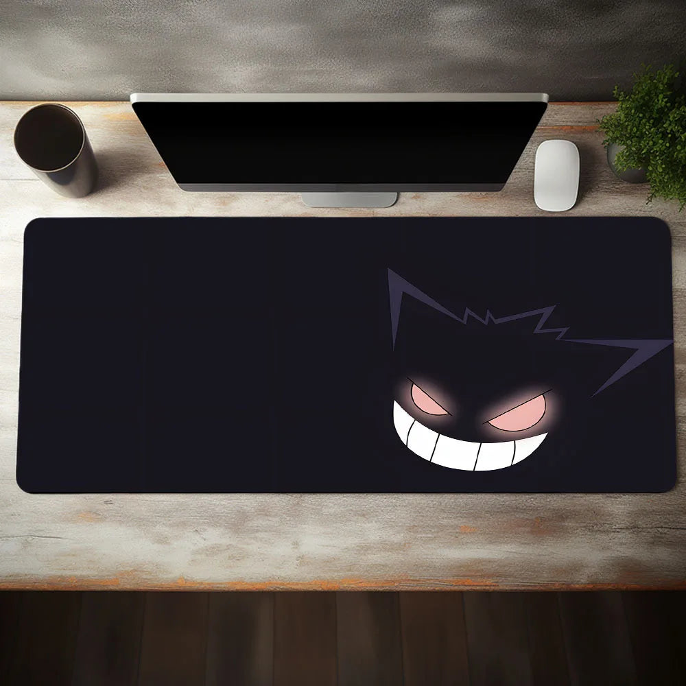 Horrible Cartoon Monster Gaming Mouse Pad – Large Non-Slip Rubber Desk Mat for Keyboard & Computer