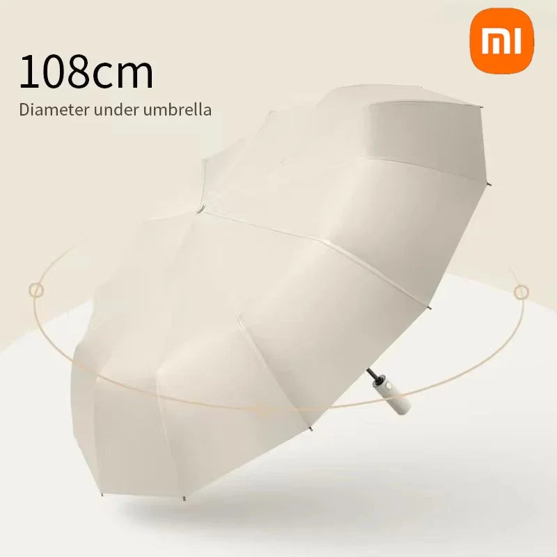 Xiaomi Automatic Umbrella 24 Bone – Large Size UV Protection Sunshade & Rain Umbrella, Foldable Windproof Design
