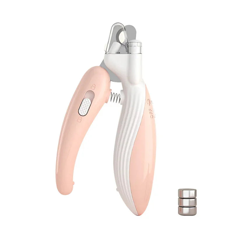Professional Pet Nail Clippers with LED Light – Paw Grooming Trimmer for Dogs, Cats & Small Animals