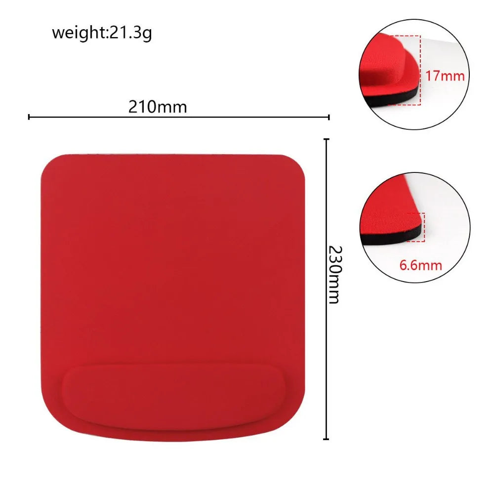 Round EVA Wrist Mouse Pad – Memory Foam Wrist Support for Computer, Laptop & Keyboard Desk Setup