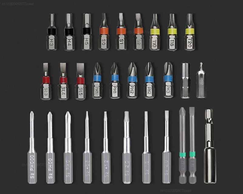 WORX WX242 Mini Electric Screwdriver Set – Smart Cordless Rechargeable Power Tool with 30 Bit Set