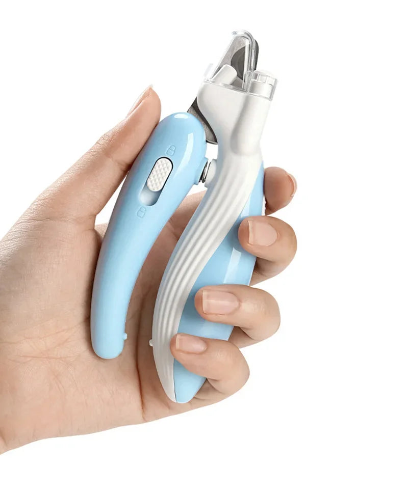 Professional Pet Nail Clippers with LED Light – Paw Grooming Trimmer for Dogs, Cats & Small Animals