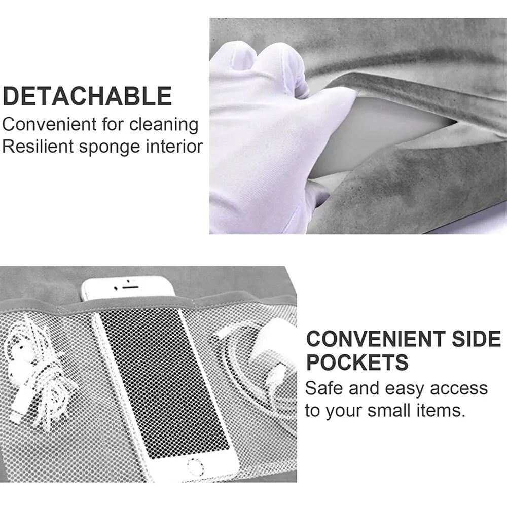 Xnyocn Tablet Pillow Stand | Soft Multi-Angle Sponge Holder for iPad, Samsung, Huawei, Kindle | Bed Sofa Book & Tablet Mount