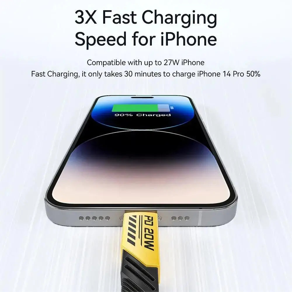 4-in-1 Fast Charging Data Cable | 65W PD & 27W QC | 1M Type-C Multi-Device Charging Cord for Android, iPhone, Tablets, Laptops