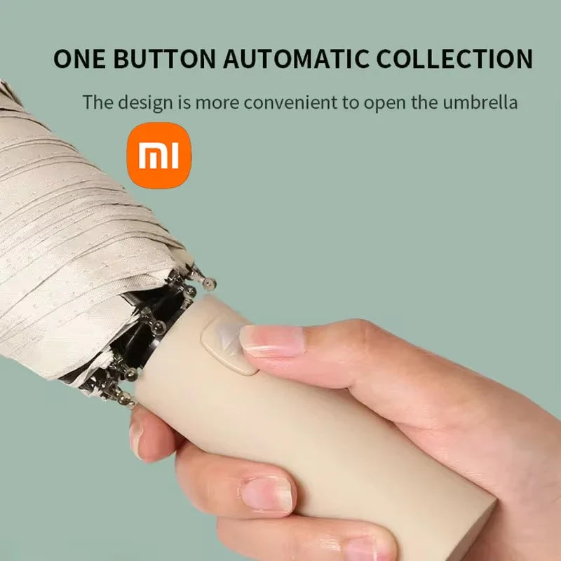 Xiaomi Automatic Umbrella 24 Bone – Large Size UV Protection Sunshade & Rain Umbrella, Foldable Windproof Design