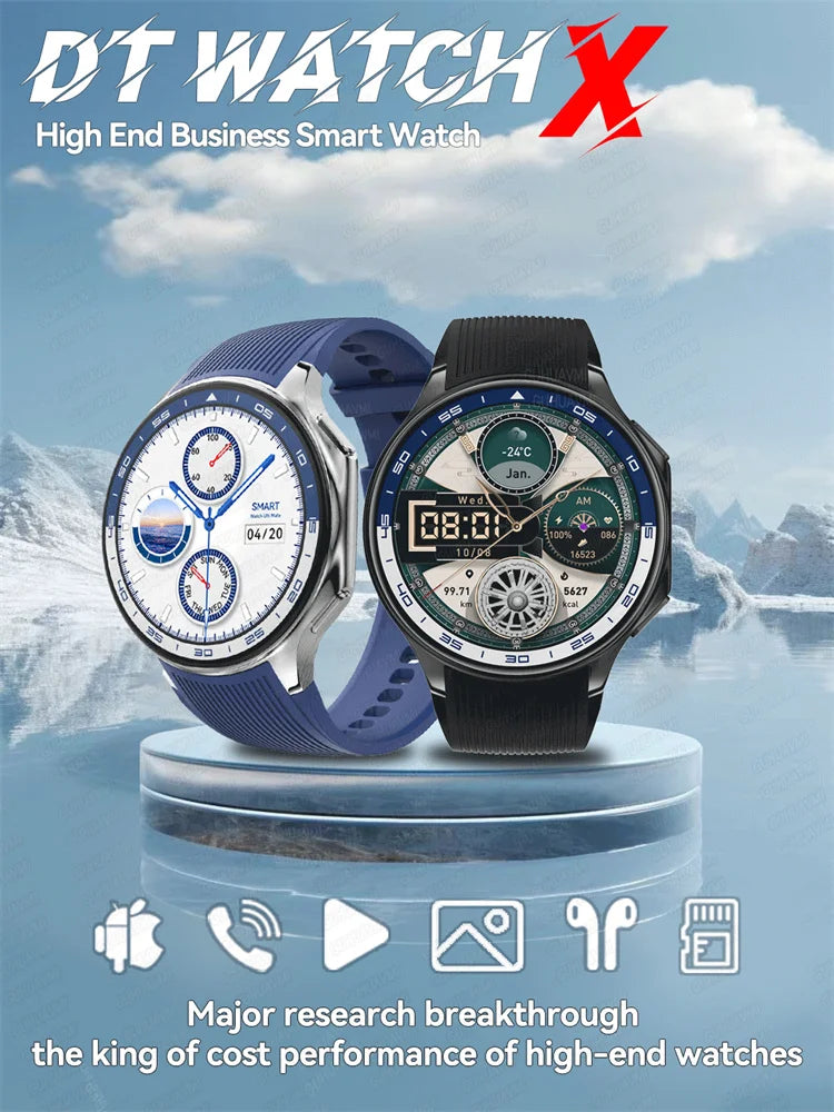 2024 New Outdoor Sport Smartwatch – GPS, Compass, LED Flashlight, 3ATM Waterproof, BT5.3 Call for Huawei & Xiaomi