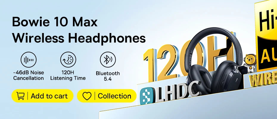 Baseus GH02 Wireless Gaming Headphones with Mic | Bluetooth 5.3, 40mm Drivers, RGB, 2.4G/Wired/BT – 40H Battery, Over-Ear Headset