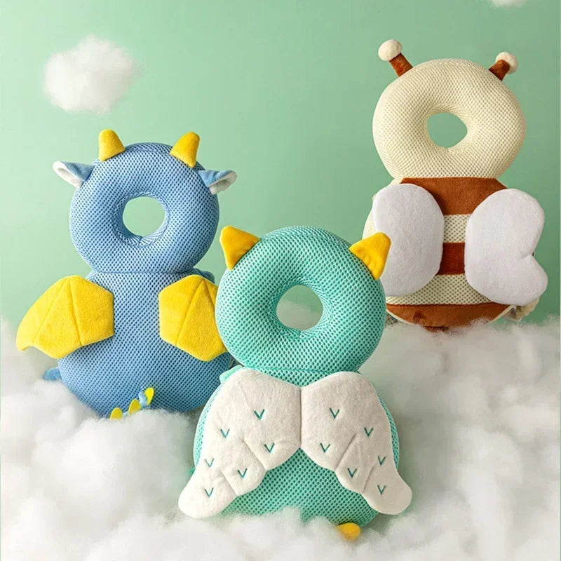 1-3T Toddler Baby Head Protector – Angel Bee Cartoon Safety Cushion for Back & Head Injury Prevention