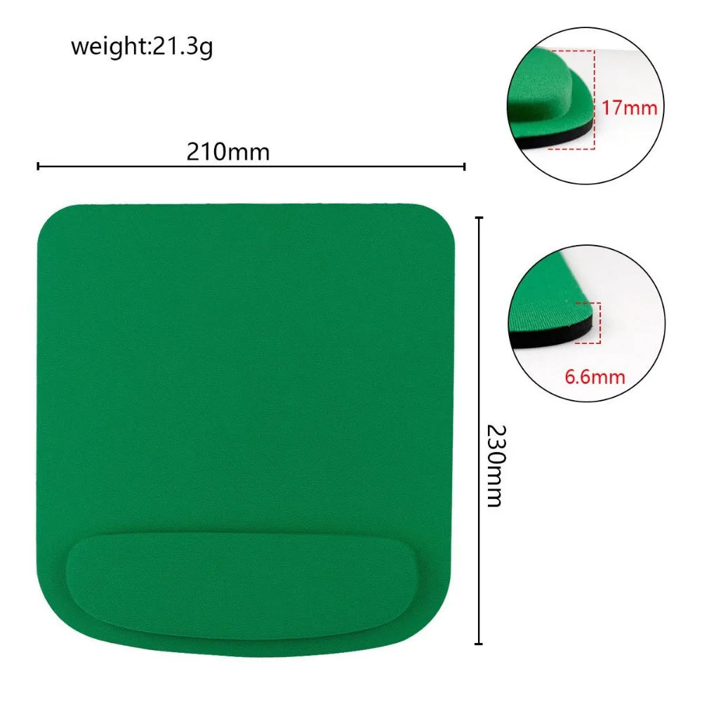 Round EVA Wrist Mouse Pad – Memory Foam Wrist Support for Computer, Laptop & Keyboard Desk Setup