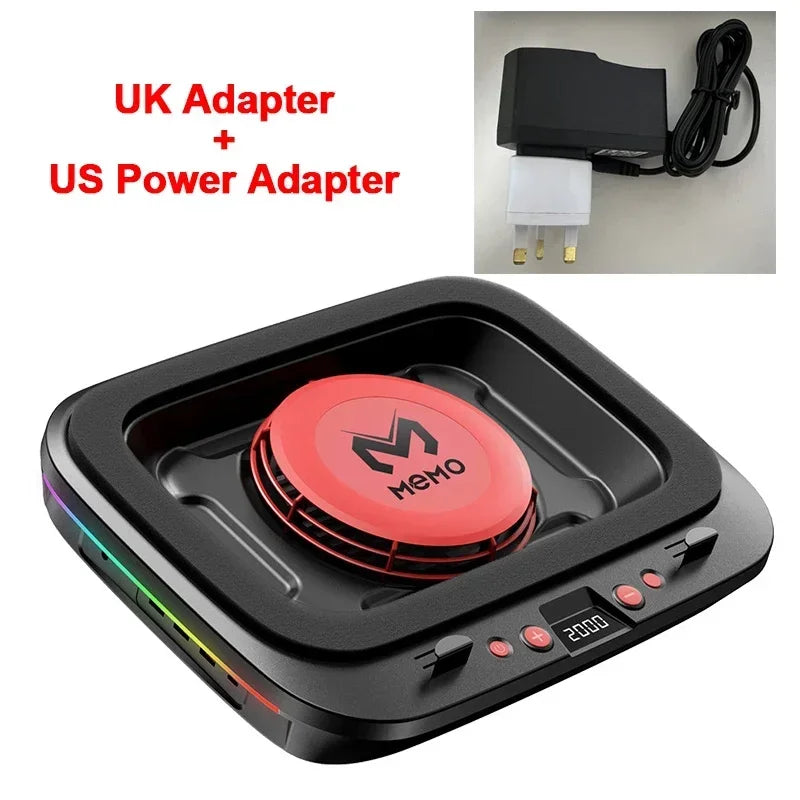 FL08 Laptop Cooling Pad – Adjustable Stand with Powerful Fan & Strong Wind Pressure for Gaming Laptops & Notebooks