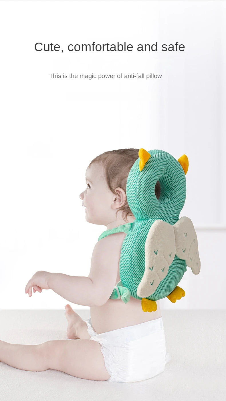 1-3T Toddler Baby Head Protector – Angel Bee Cartoon Safety Cushion for Back & Head Injury Prevention