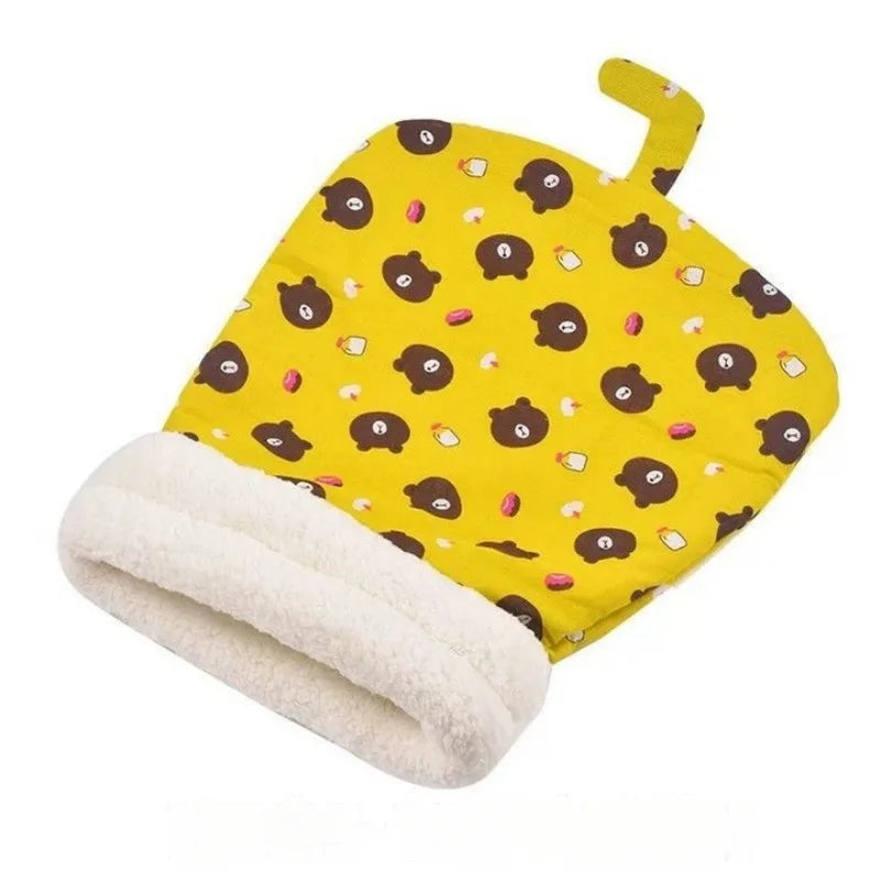 Winter Warm Cat Bed – Cozy Cat Cave Tent with Removable Cushion Pillow | Cute Cat Head Shape Pet Bed