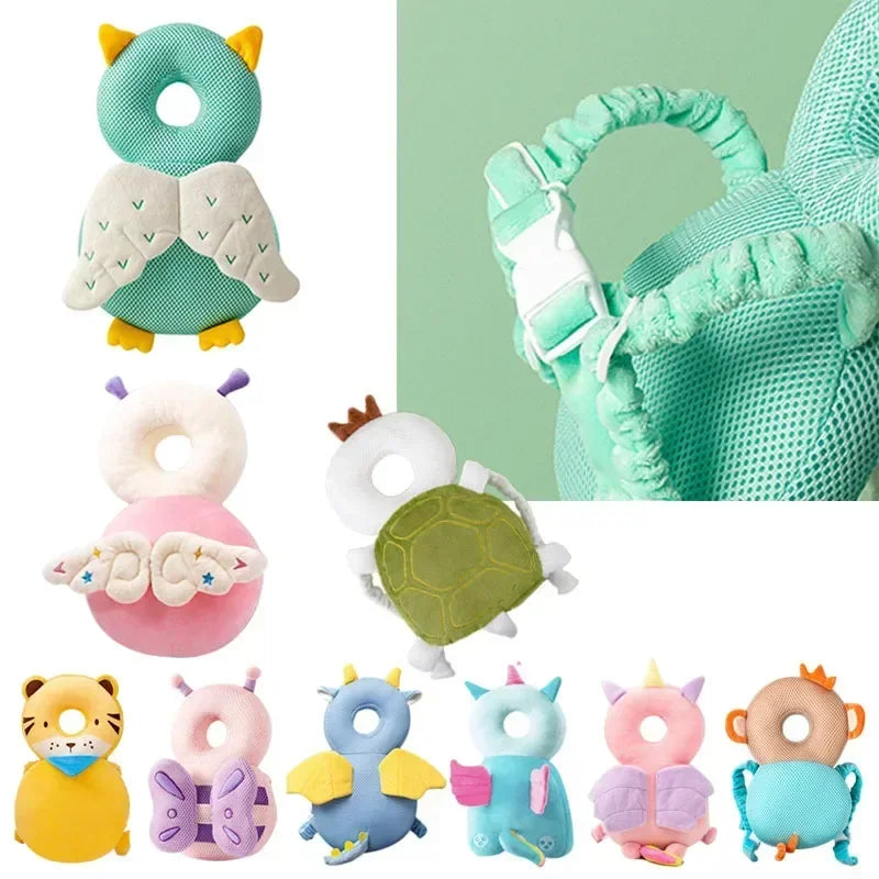 1-3T Toddler Baby Head Protector – Angel Bee Cartoon Safety Cushion for Back & Head Injury Prevention