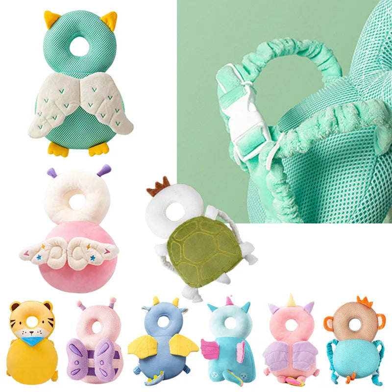 1-3T Toddler Baby Head Protector – Angel Bee Cartoon Safety Cushion for Back & Head Injury Prevention