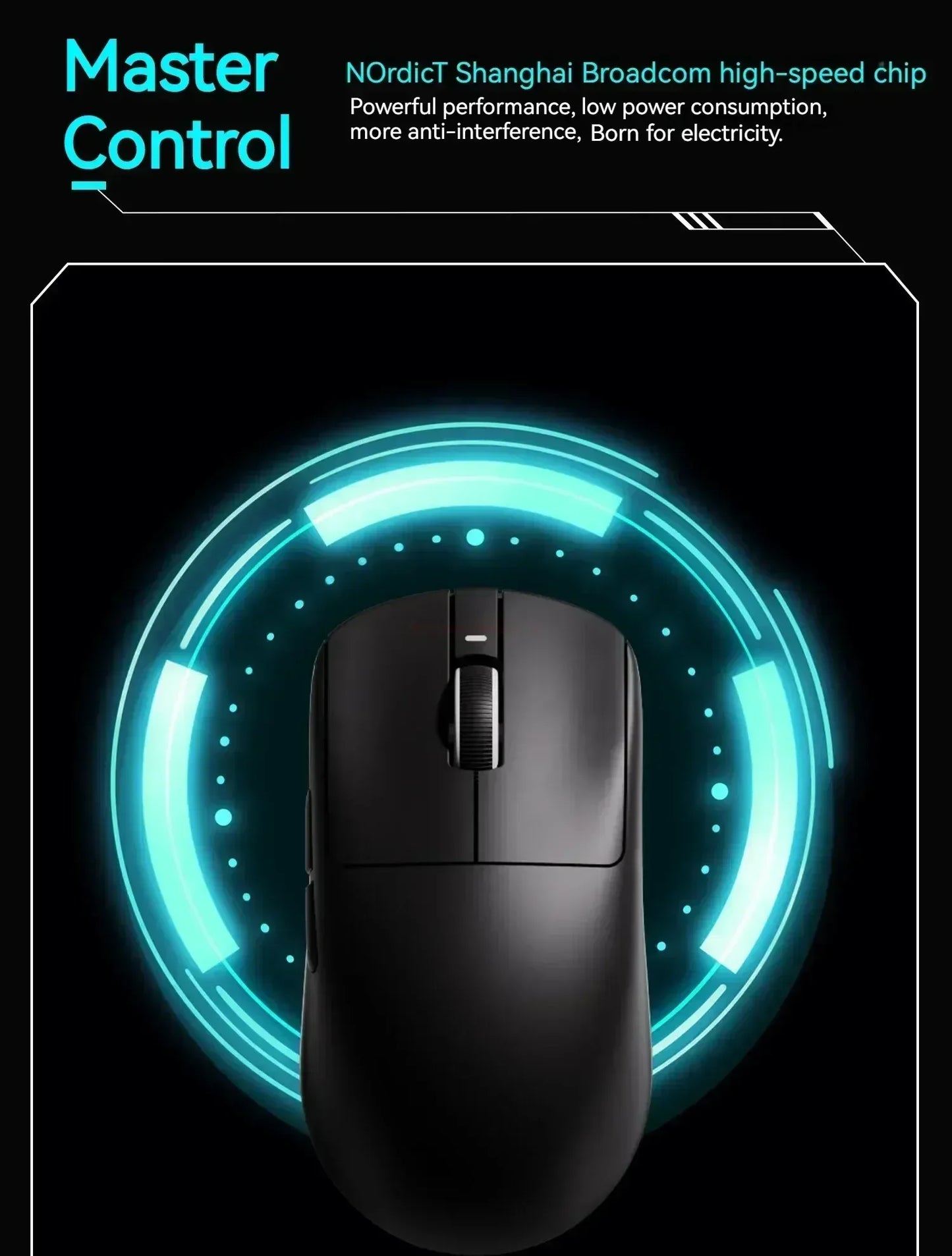 VGN VXE Dragonfly R1 Pro Max Gaming Mouse – Wireless, Bluetooth, 3395 Sensor, Lightweight 54g, Rechargeable