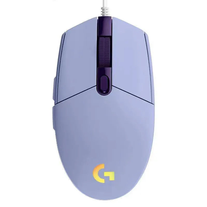 Logitech G102 USB Wired Gaming Mouse | 8000 DPI, RGB Lighting, 5 Buttons | Optical Mouse for PC, Mac, Laptop & Esports