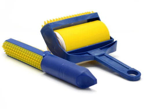 Reusable Sticky Lint Roller – Pet Hair Remover Brush for Clothing, Carpet & Furniture