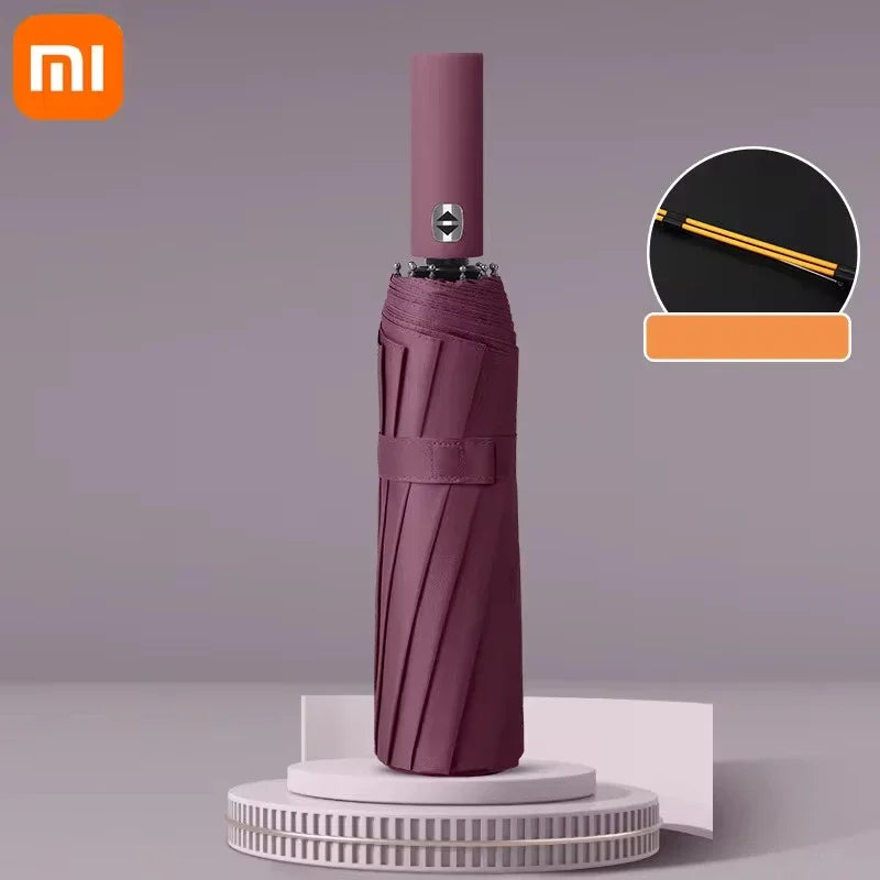Xiaomi Automatic Umbrella 24 Bone – Large Size UV Protection Sunshade & Rain Umbrella, Foldable Windproof Design