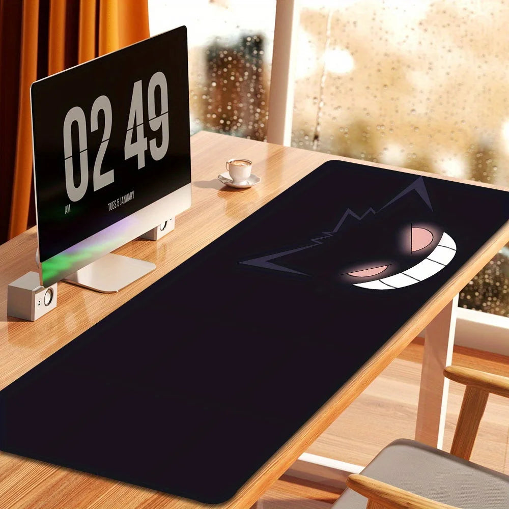 Horrible Cartoon Monster Gaming Mouse Pad – Large Non-Slip Rubber Desk Mat for Keyboard & Computer