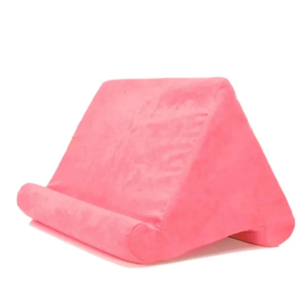 Xnyocn Tablet Pillow Stand | Soft Multi-Angle Sponge Holder for iPad, Samsung, Huawei, Kindle | Bed Sofa Book & Tablet Mount