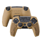 Geekshare G.S.TAC Tactical PS5 Controller Skin Set, Anti-Slip Silicone Protective Cover Skin Case for PS5 Wireless Controller with 2 Thumb Grip Caps and 2 Stickers - for Monster Hunter Wilds