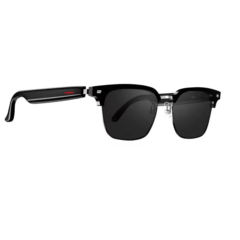 E13 Smart Glasses UV Protection Anti-Blue Light , Bluetooth Glasses Compatible for Men & Women , Black Multifunctional Wireless Sunglass , Wearable Digital Electronic Gadgets