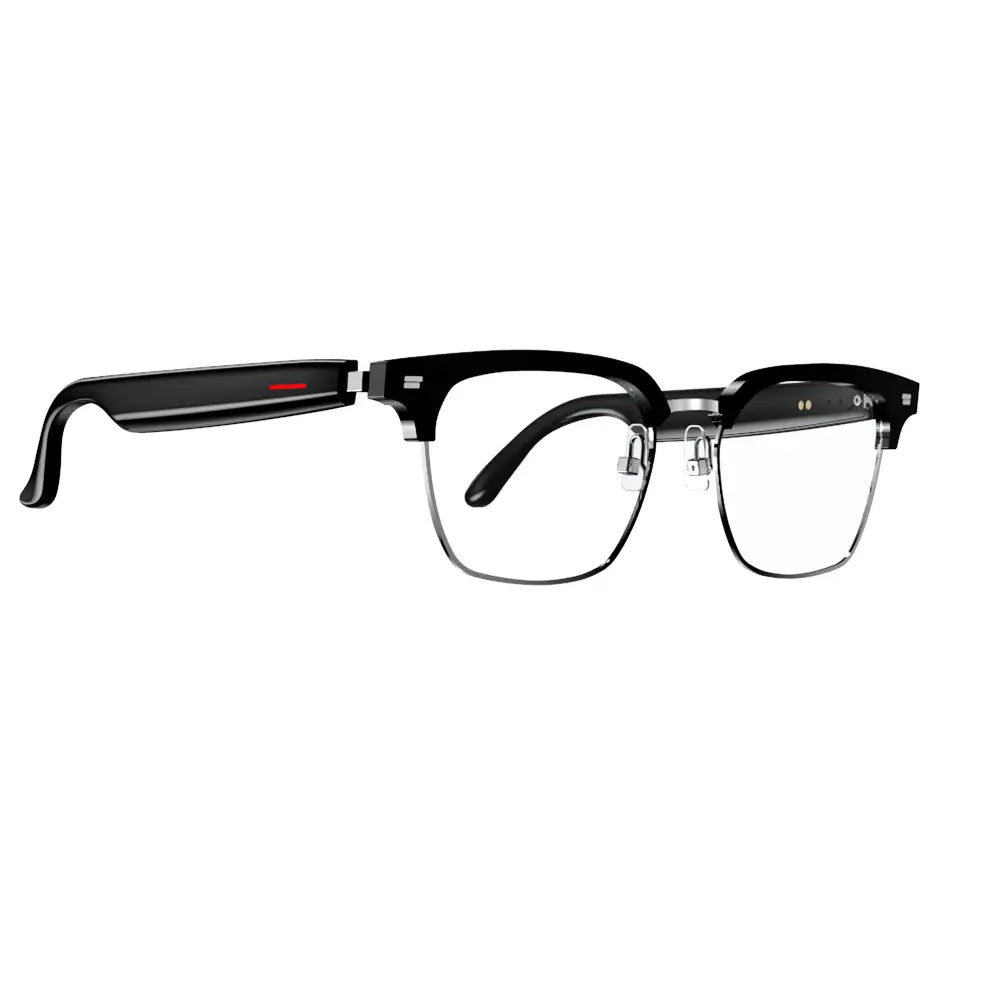 E13 Smart Glasses UV Protection Anti-Blue Light , Bluetooth Glasses Compatible for Men & Women , Black Multifunctional Wireless Sunglass , Wearable Digital Electronic Gadgets