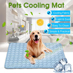 Cooling Dog Mat for Summer – Breathable & Comfortable Pet Bed Pad for Dogs and Cats Washable, Lightweight, and Foldable Mat for Indoor and Outdoor Use