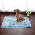 Cooling Dog Mat for Summer – Breathable & Comfortable Pet Bed Pad for Dogs and Cats Washable, Lightweight, and Foldable Mat for Indoor and Outdoor Use