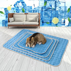 Cooling Dog Mat for Summer – Breathable & Comfortable Pet Bed Pad for Dogs and Cats Washable, Lightweight, and Foldable Mat for Indoor and Outdoor Use