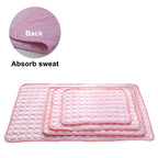 Cooling Dog Mat for Summer – Breathable & Comfortable Pet Bed Pad for Dogs and Cats Washable, Lightweight, and Foldable Mat for Indoor and Outdoor Use