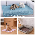 Cooling Dog Mat for Summer – Breathable & Comfortable Pet Bed Pad for Dogs and Cats Washable, Lightweight, and Foldable Mat for Indoor and Outdoor Use