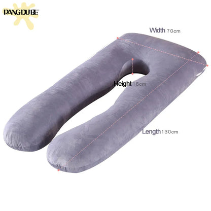 PANGDUBE Pregnancy Pillow – 130×70cm Maternity Body Pillow for Sleeping, Nursing & Breastfeeding Support