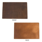 CONTACT'S FAMILY 100% Nubuck Leather Mouse Pad – Premium Desk Mat for Keyboard, Laptop & Office Computer Setup