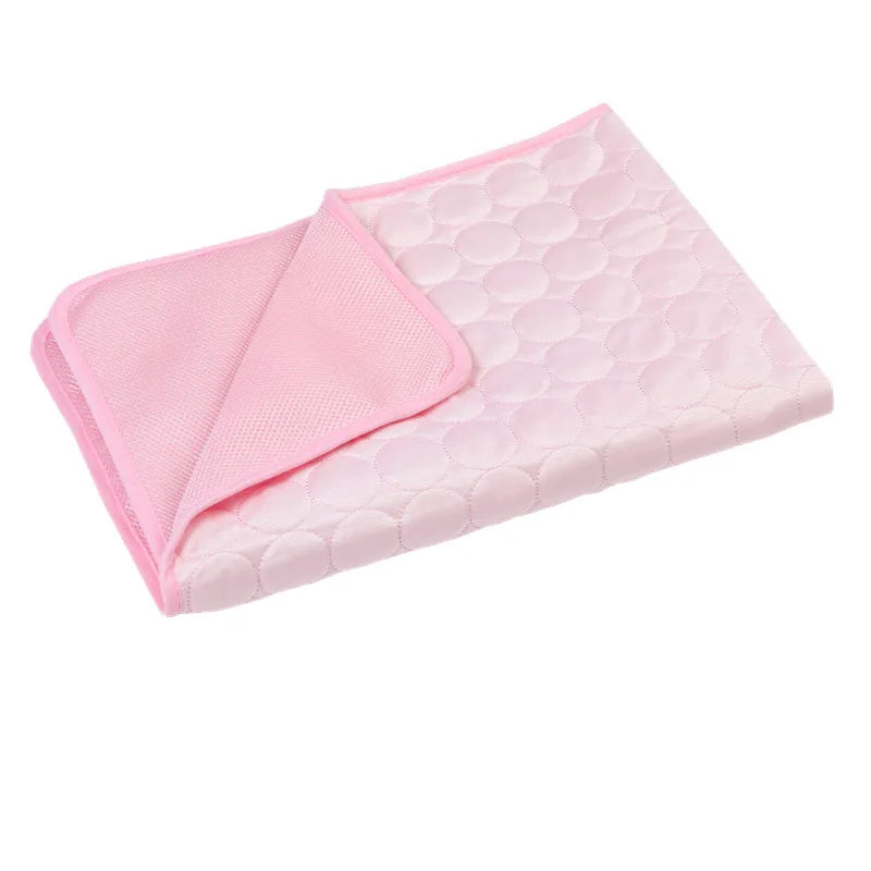 Cooling Dog Mat for Summer – Breathable & Comfortable Pet Bed Pad for Dogs and Cats Washable, Lightweight, and Foldable Mat for Indoor and Outdoor Use