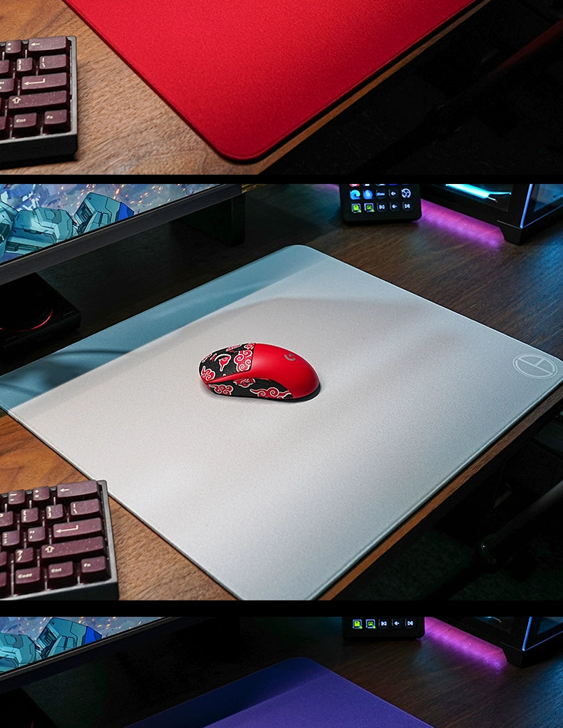 Ultraglide Meow UA Esports Gaming Mouse Pad | Large Rough Textured Red Mat for CSGO & PUBG - Precision Surface 490